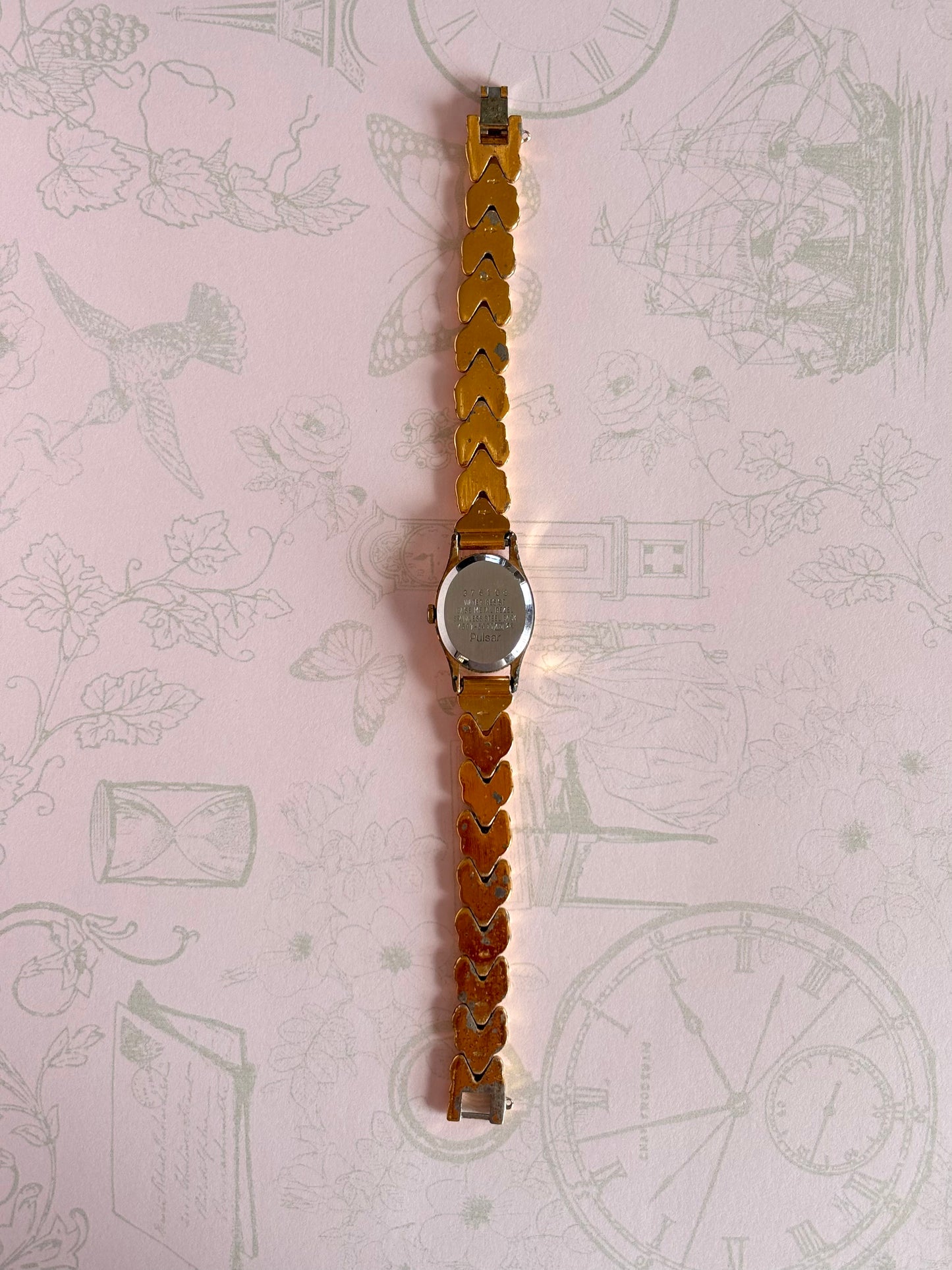 Vintage Braided Gold Tone Watch