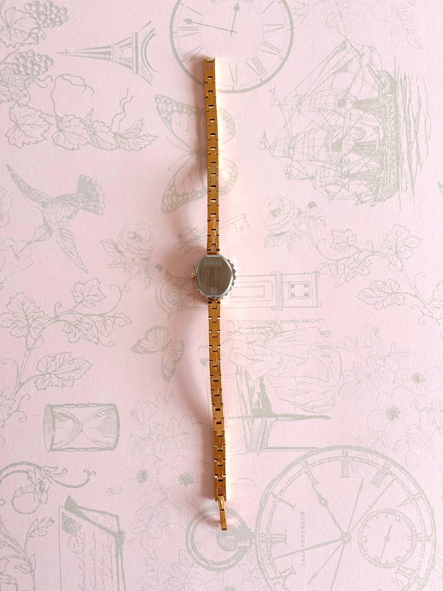 Vintage Heart Shaped Dial Watch