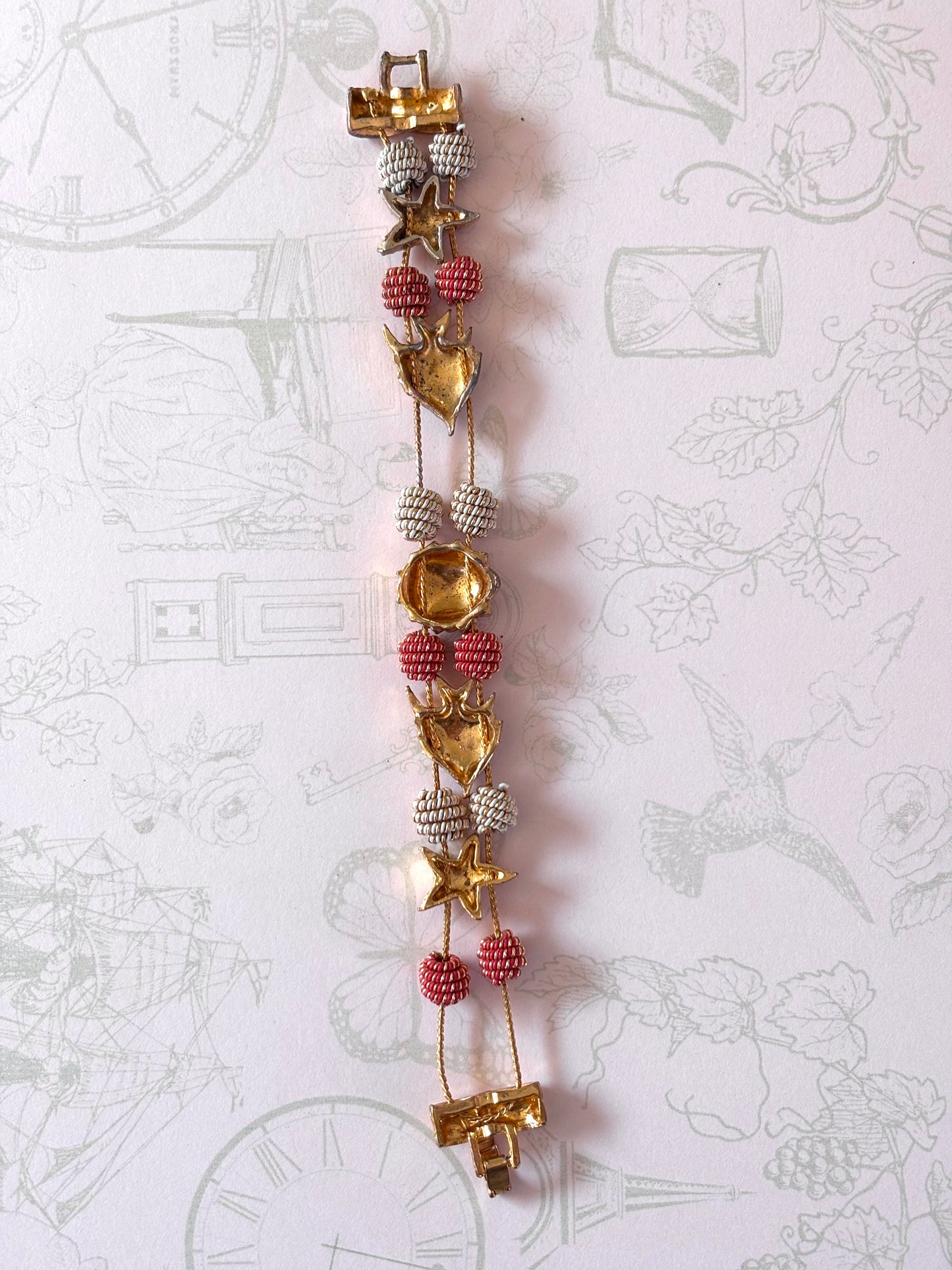 Slide Charm Sea Life Enamel Bracelet