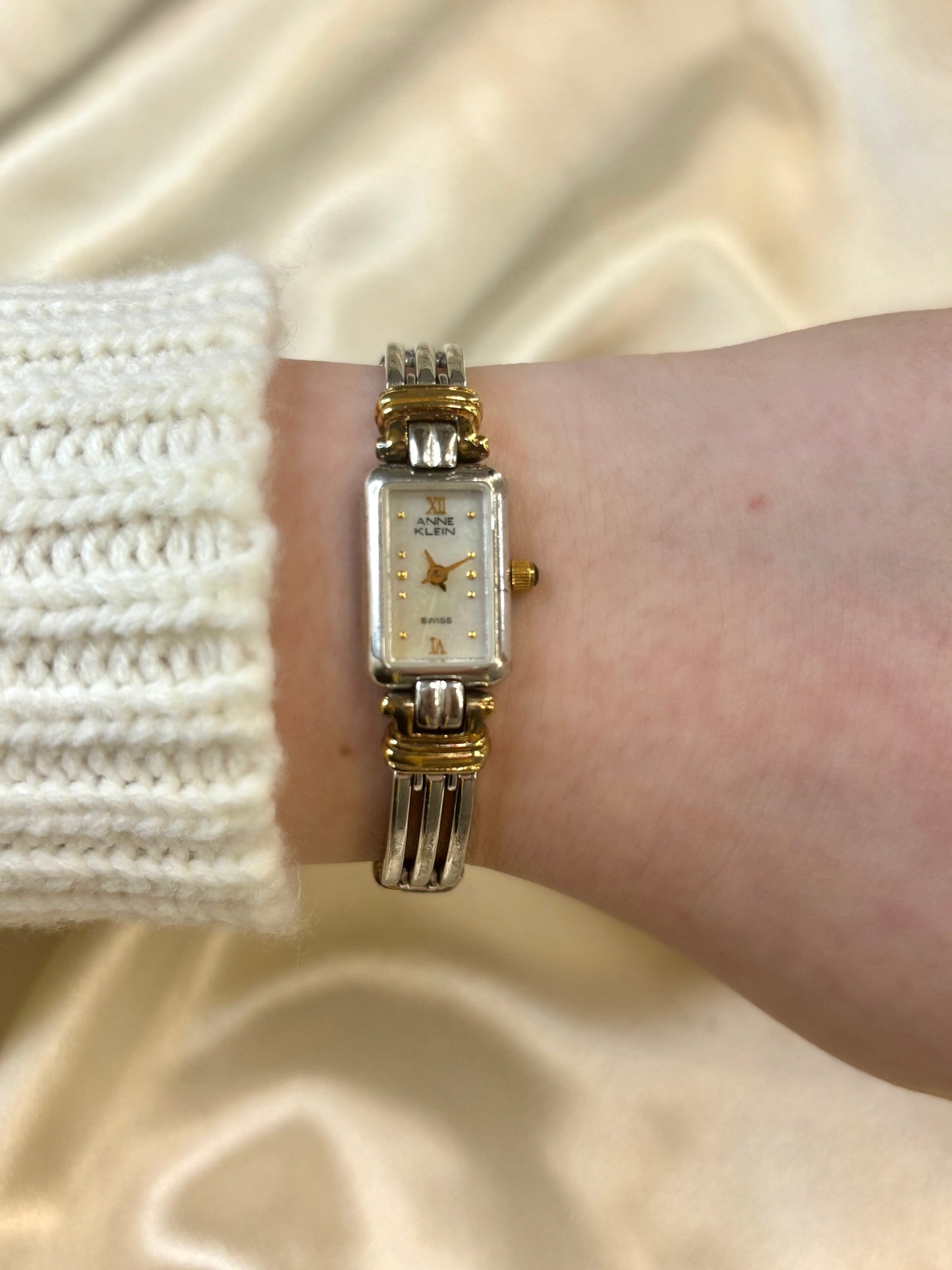 Dainty Two-Toned Watch