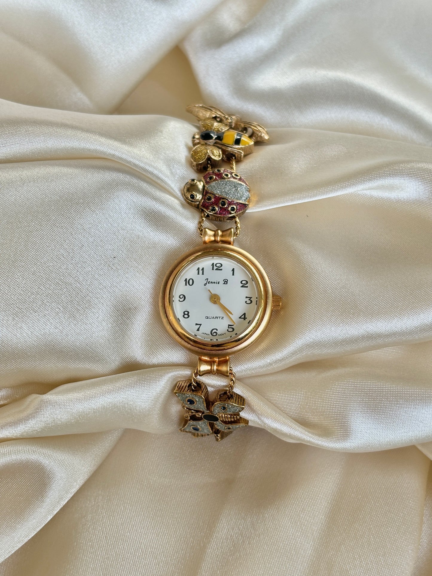 Vintage Bug Charm Watch