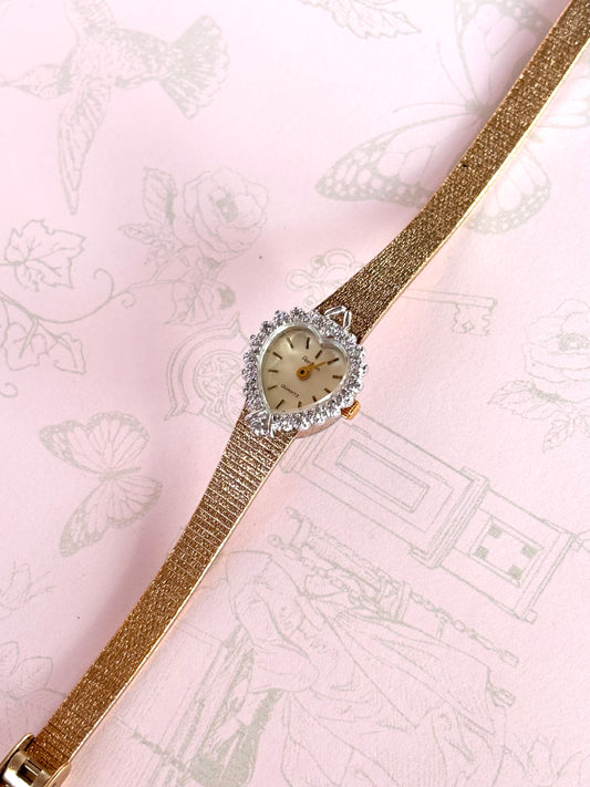 Vintage Heart Case Watch