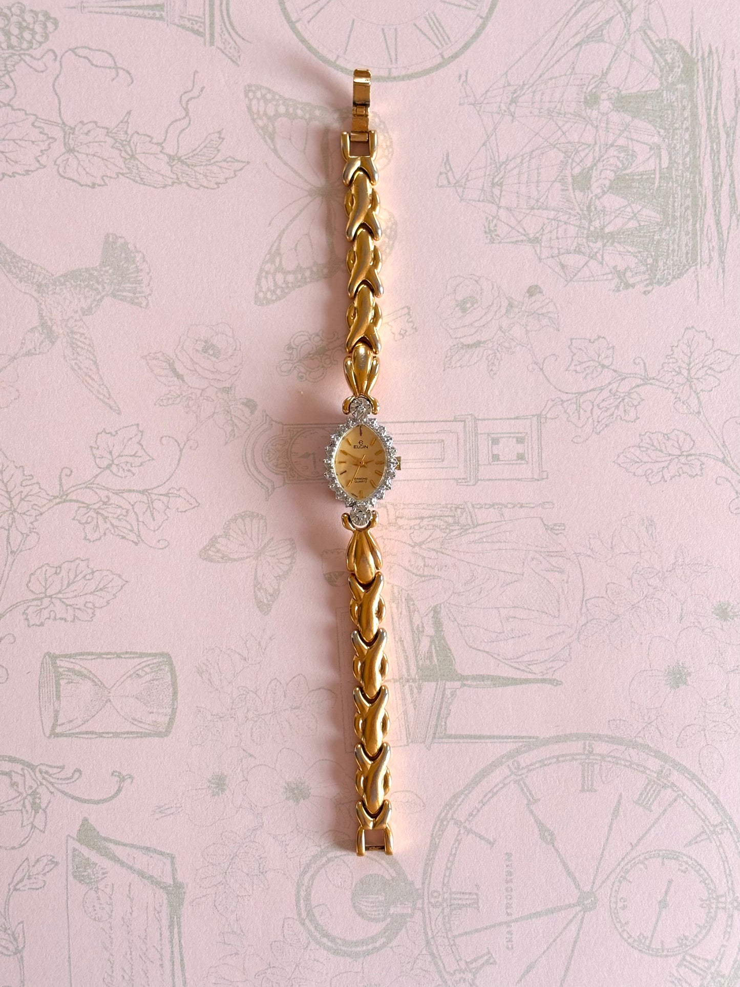 Vintage Unique Gold Tone Watch
