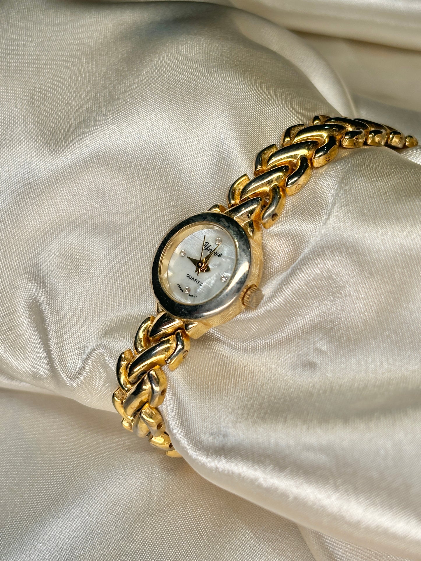 Vintage Gold Tone Unive Watch