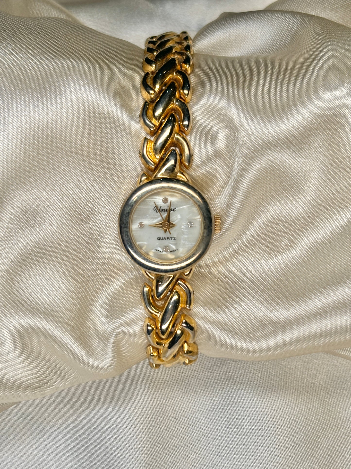 Vintage Gold Tone Unive Watch