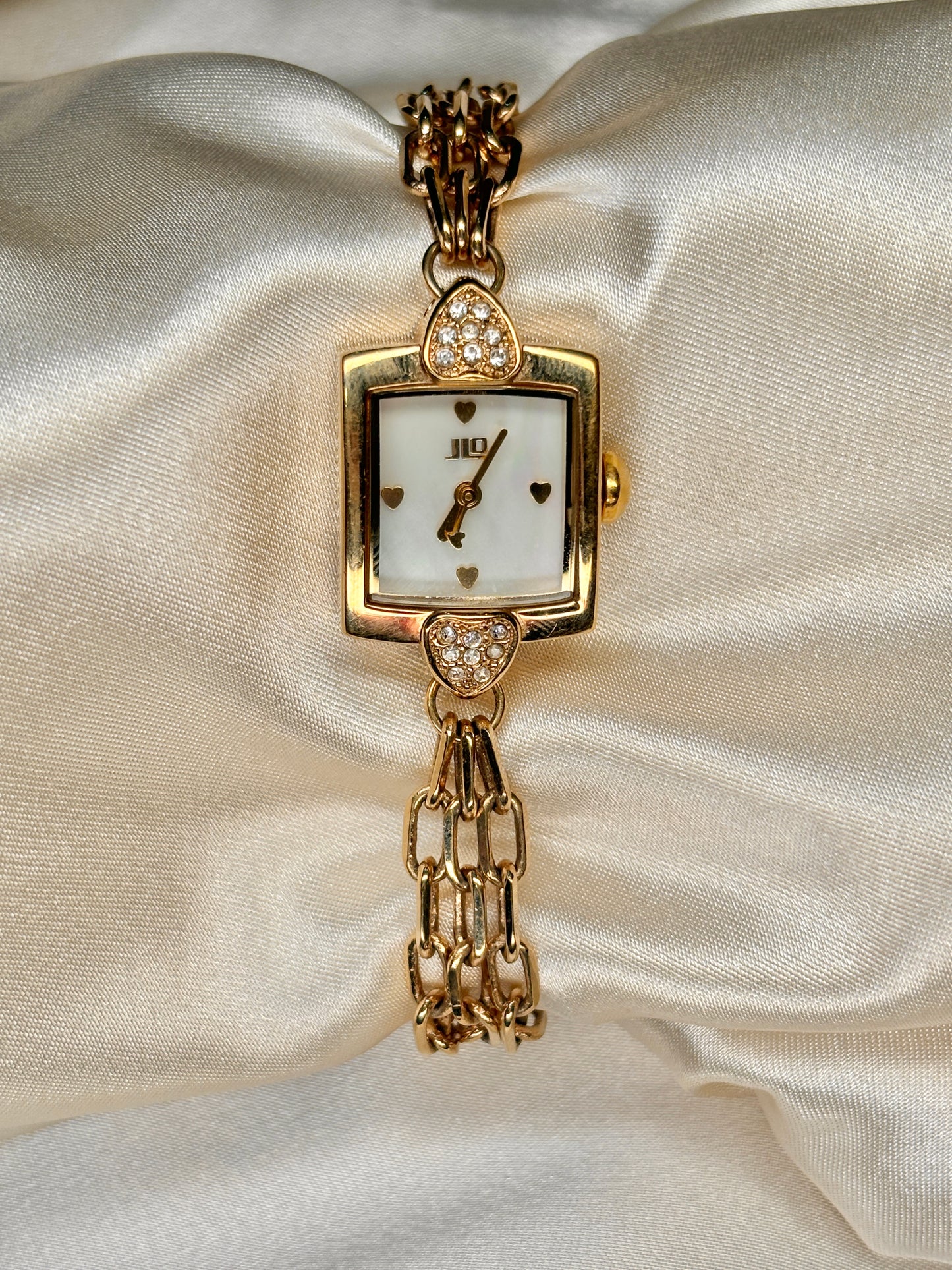 Three Chain Vintage JLO Watch