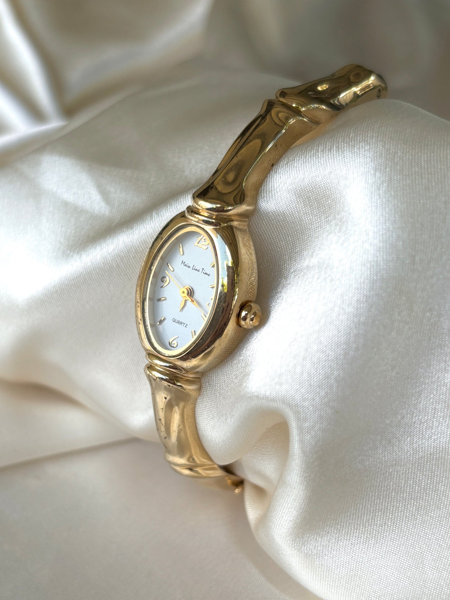 Vintage Bamboo Bangle Watch