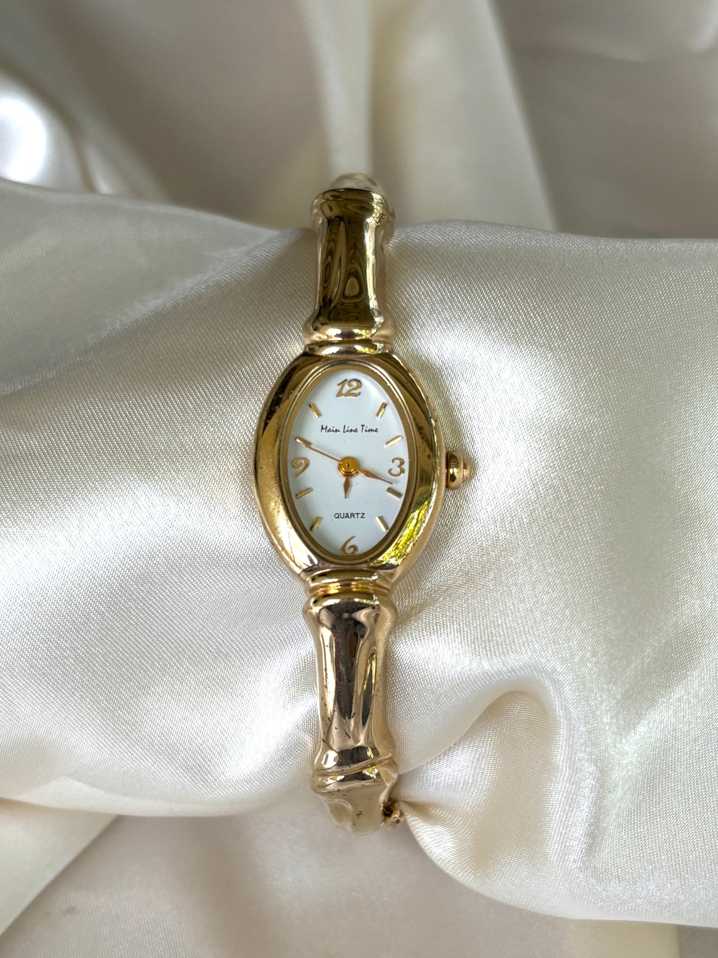 Vintage Bamboo Bangle Watch